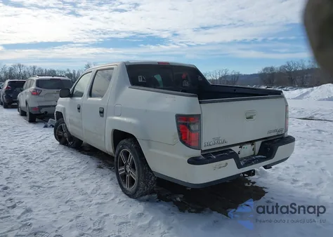 2014 Honda Ridgeline Sport z USA, uszkodzony, nr VIN 5FPYK1F7XEB010476